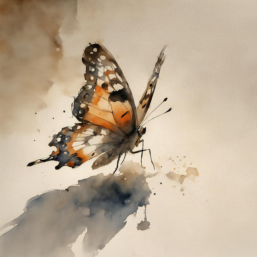 Watercolor Butterfly II Digital Art by Mindy Guidry - Fine Art America