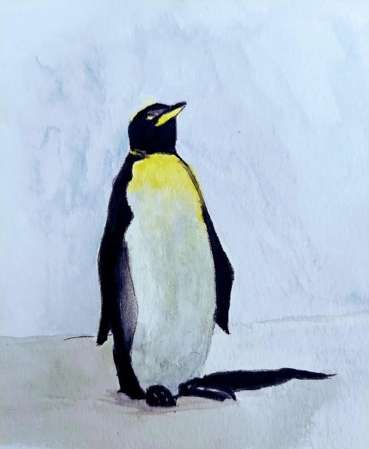 Emperor Penquin Painting by Christine Ritter - Pixels