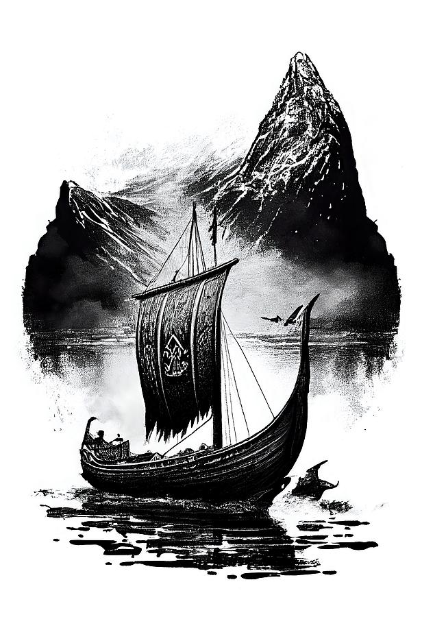 Illustration of Sailing Boat Stock Illustration - Illustration of drawing,  poster: 18750413