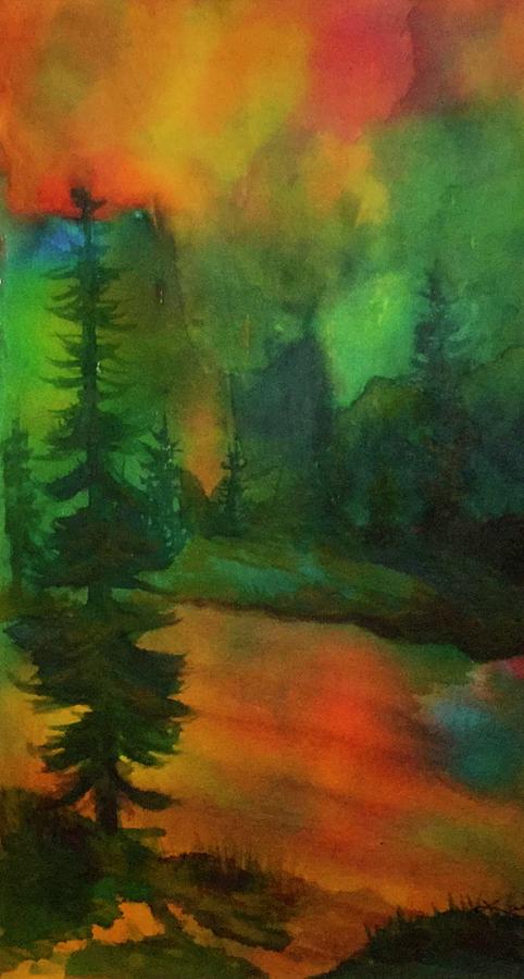 Watercolor Landscape Painting