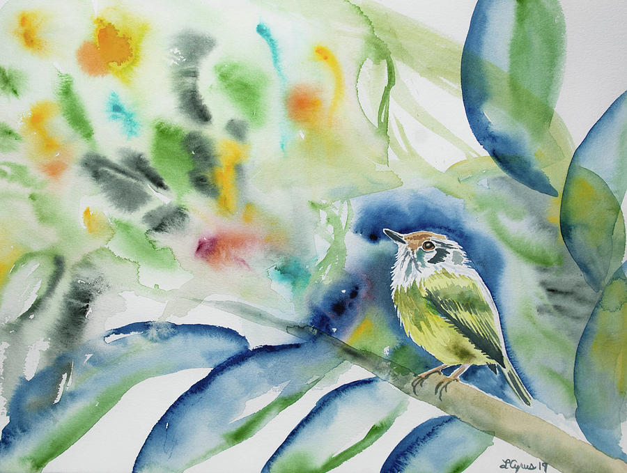 Watercolor -  Looking Up Painting by Cascade Colors