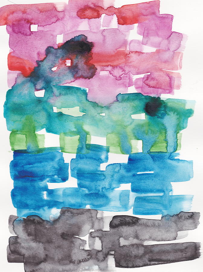 Watercolor Painting Abstract Art 2021 38 Painting