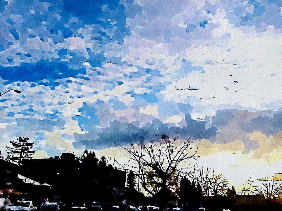 Watercolor Sky Photograph