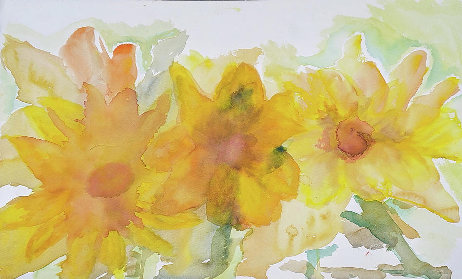 WatercolorAbstract CAC day 62 Painting by Cathy Anderson