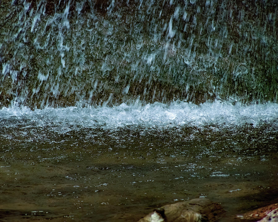 Waterdrops In The Waterfall Spillway Photograph by Flees Photos