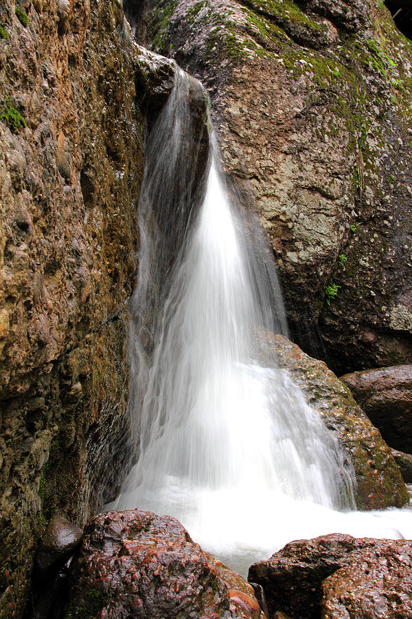 Waterfall Among Rocks Close-up Photograph by Mikhail Kokhanchikov
