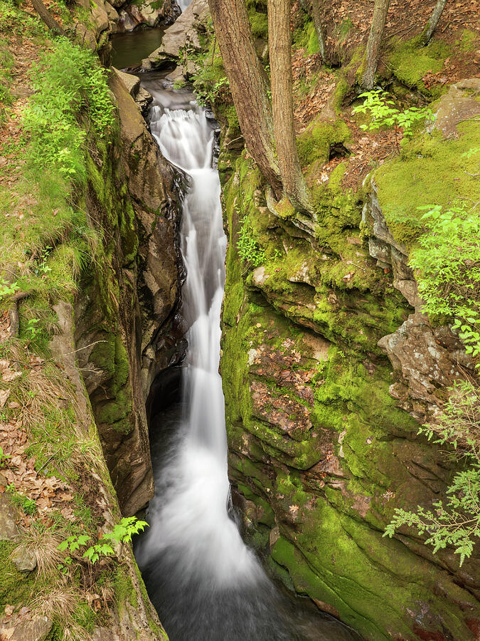 Waterfall at Seven Tubs From The Bridge Photograph by Kristia Adams Waterfall at Seven Tubs From The Bridge Photograph by Kristia Adams