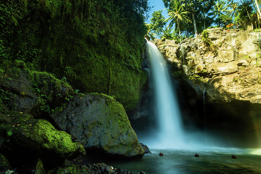 Waterfall, Bali Photograph