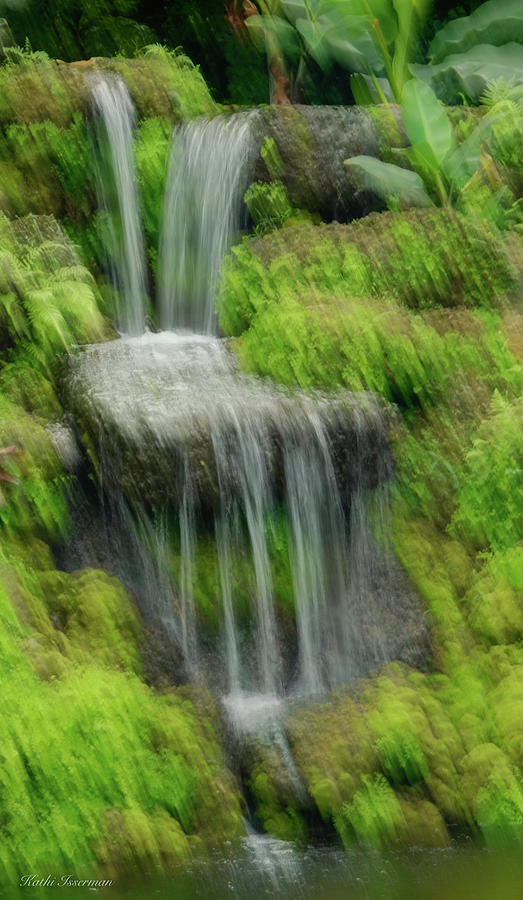 Waterfall Blurred Photograph by Kathi Isserman