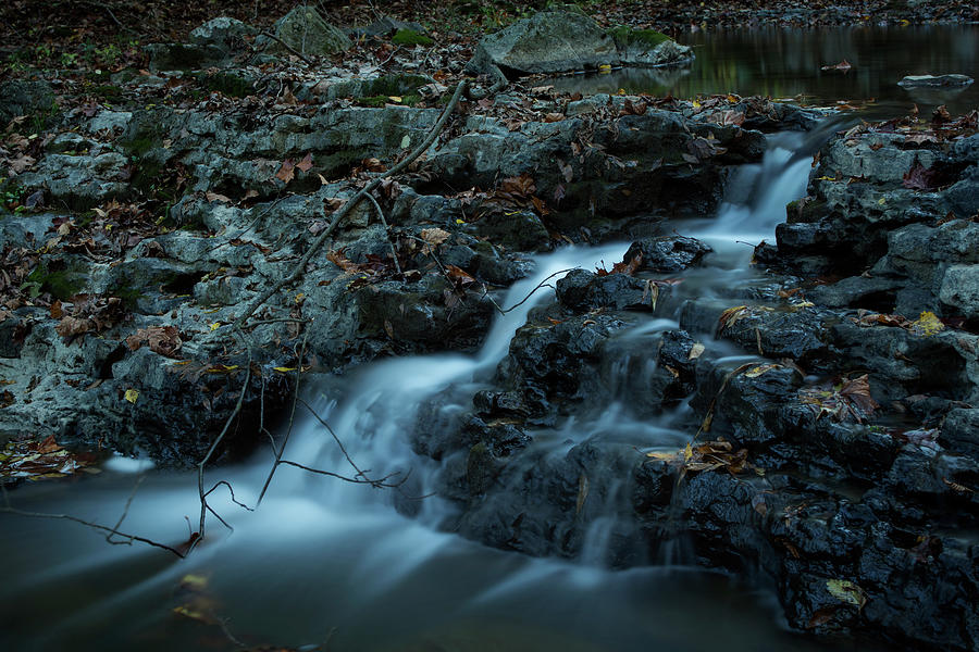 Waterfall Photograph by Carolyn Hutchins