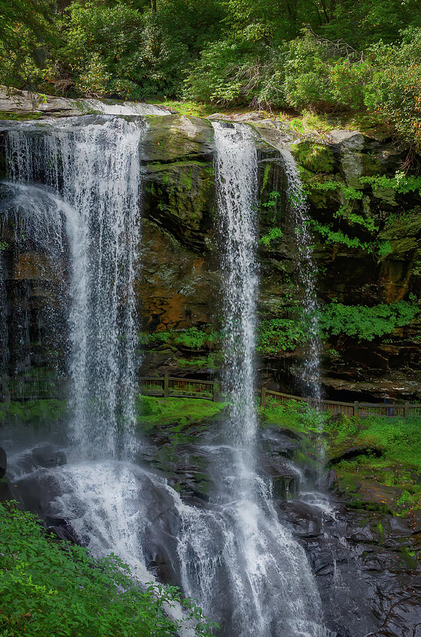 Waterfall - Dry Falls - Highlands NC - 1 Photograph by John Kirkland