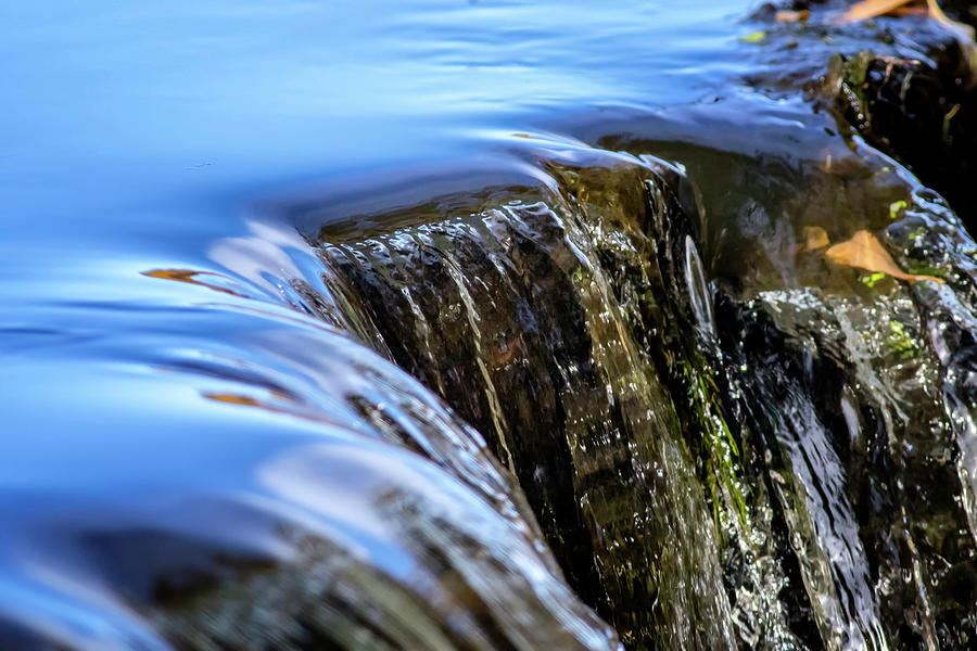 Waterfall Edge Close Up Photograph by John Cooke - Fine Art America