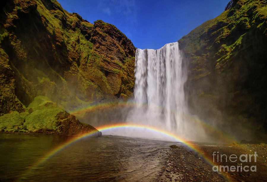 Waterfall From Sky Photograph by Wei Tang - Fine Art America