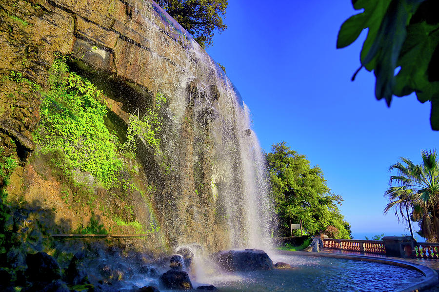 Waterfall in Nice, France Photograph by James Byard - Fine Art America