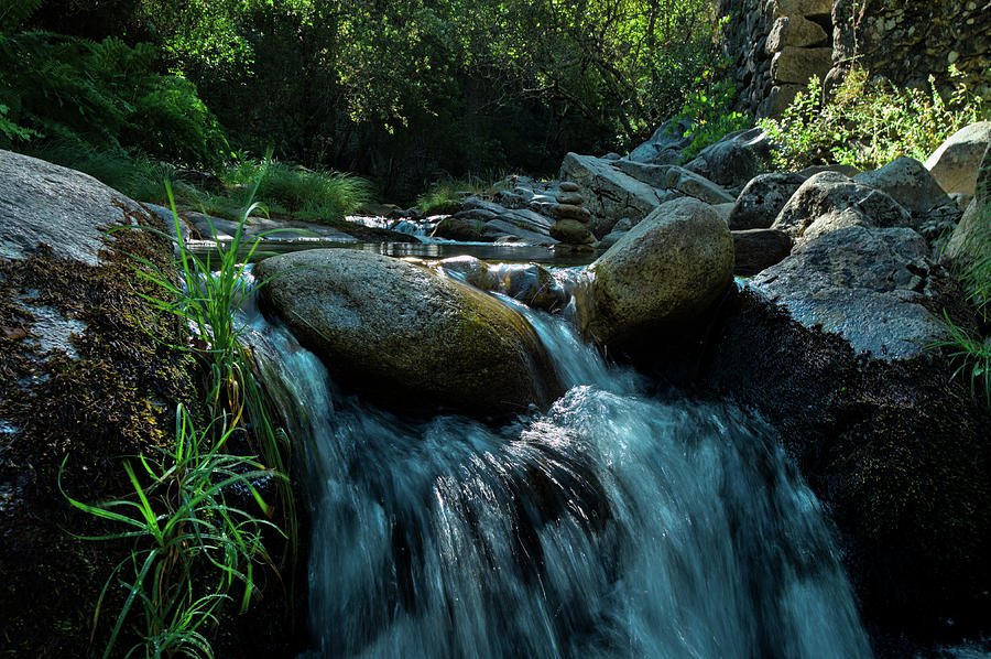 Waterfall in rio da Gralheira 2 Photograph by Angelo DeVal