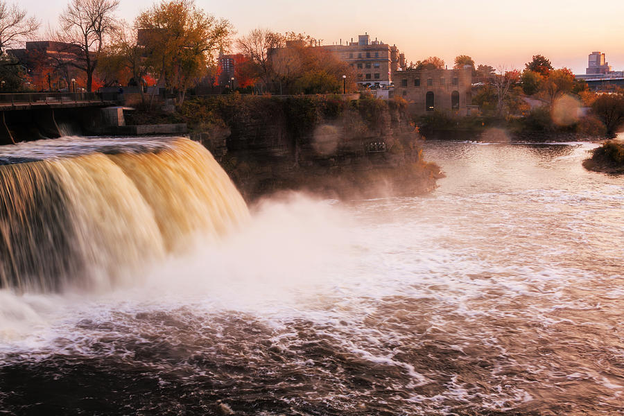 Waterfall on Ottawa River, Ottawa, Canada Photograph by Tatiana Travelways
