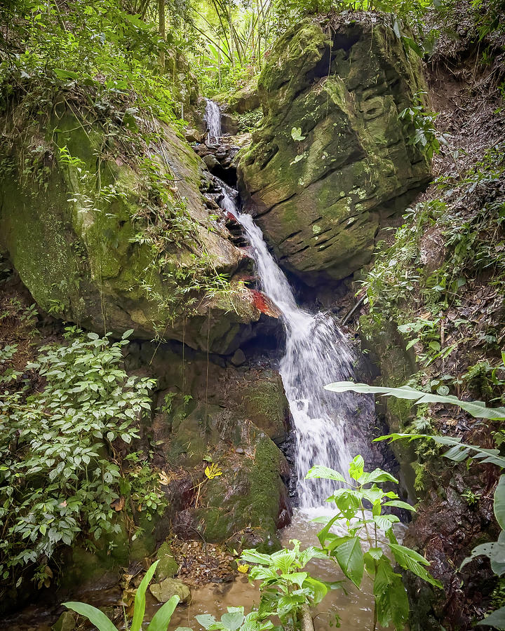 Waterfall Qawana Ibague Tolima Colombia Photograph by Adam Rainoff