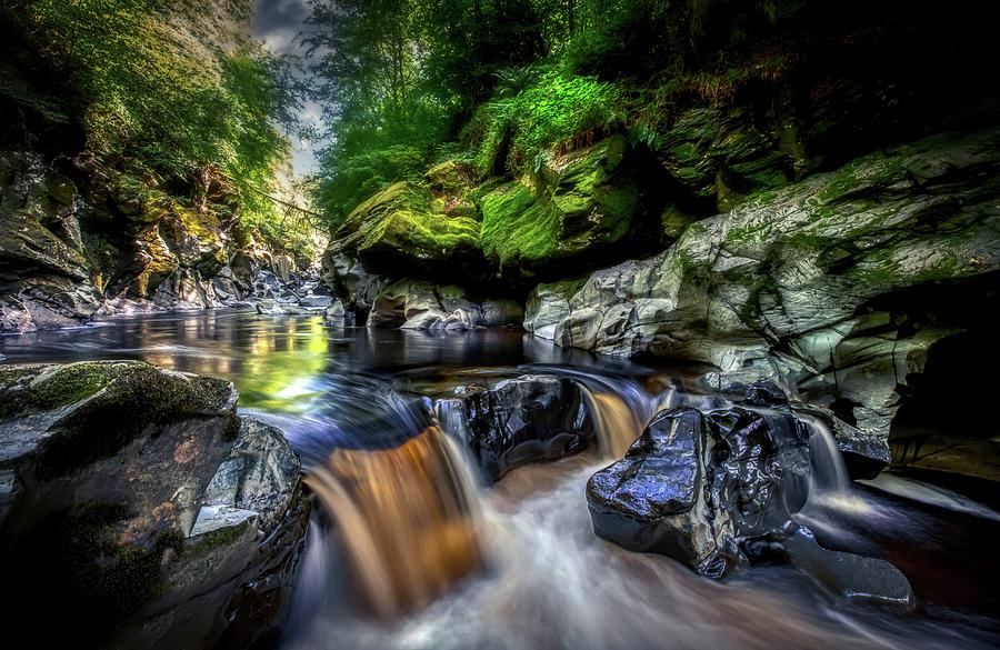 Waterfall  Photograph by Remigiusz MARCZAK