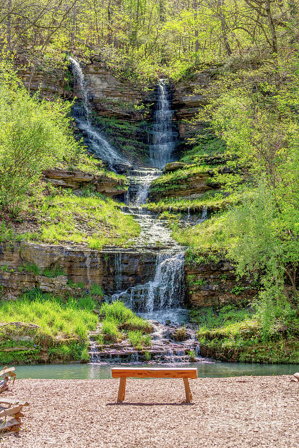 Waterfall Seat Photograph by Jennifer White