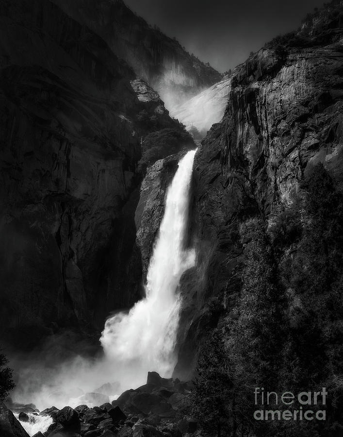 Waterfall splash Photograph by Izet Kapetanovic