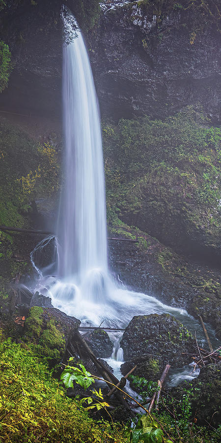 Waterfall T 1x2 Photograph by Ryan Weddle