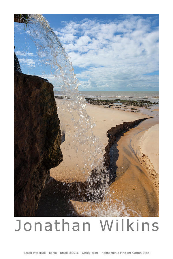 Cool Photograph - Waterfall to the sea by Jonathan Wilkins