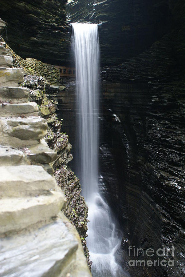 Waterfalling Glen Photograph by Darcy Leigh