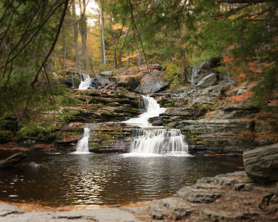 Waterfalls At George W. Childs Park Photograph