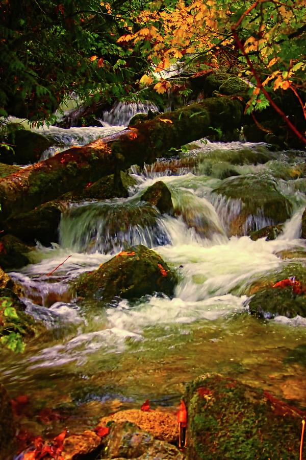 Waterfalls In Autumn Photograph By Vernon Platt - Fine Art America