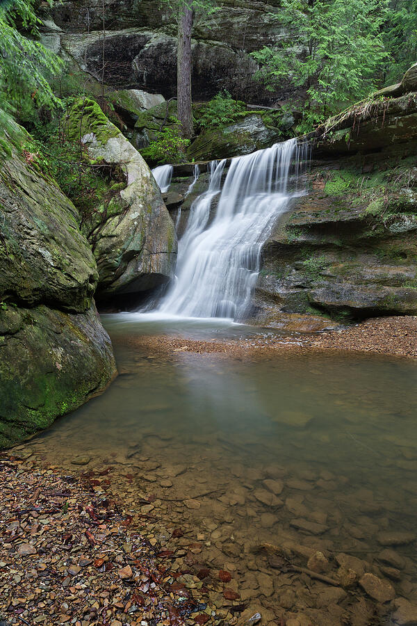 Waterfall Photograph - Waterfalls In Hocking Hills by Dale Kincaid
