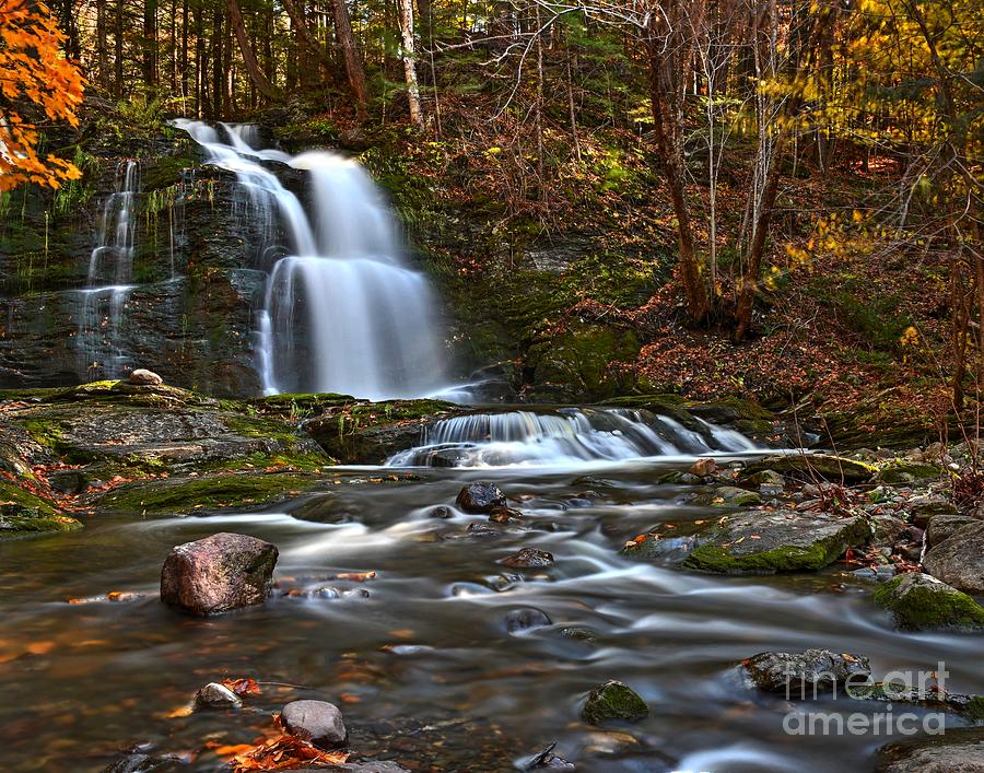 Waterfalls in Vermont Photograph by Steve Brown