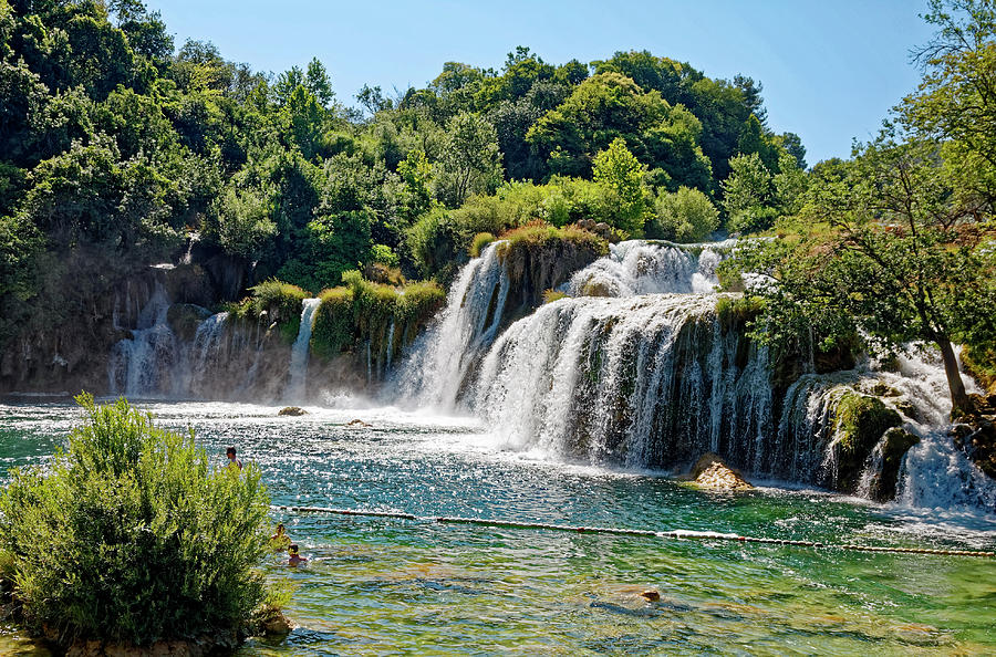 Waterfall Photograph - Waterfalls Krka National Park by Sally Weigand