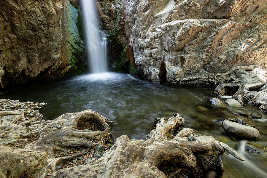 Waterfalls of Millomeri at Platres Troodos mountains Cyprus Photograph by Michalakis Ppalis