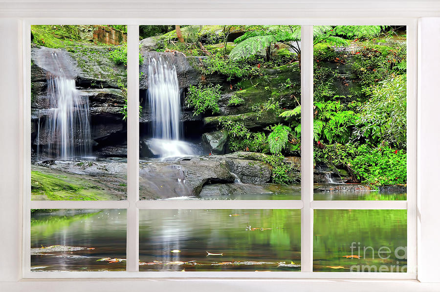 Waterfall Photograph - Waterfalls Through Your Window by Kaye Menner by Kaye Menner