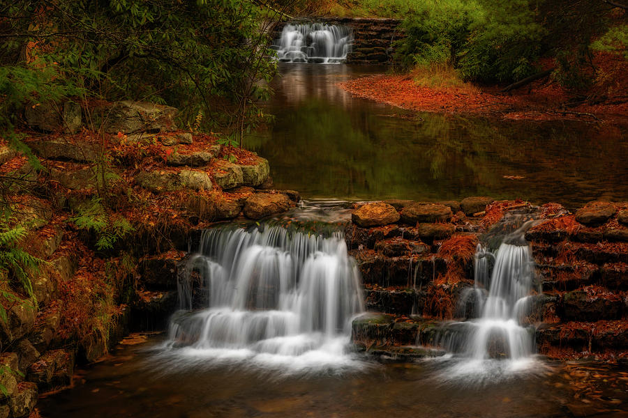 Waterfalls Trio In PA Photograph by Susan Candelario
