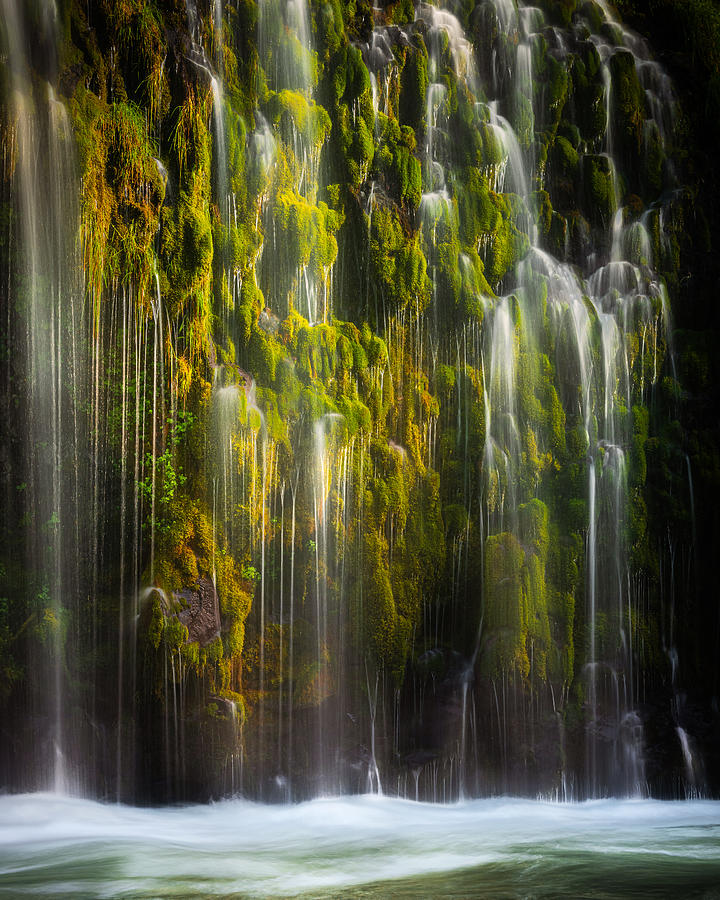 Waterfall Photograph - Waterflow and Light by Peter Boehringer