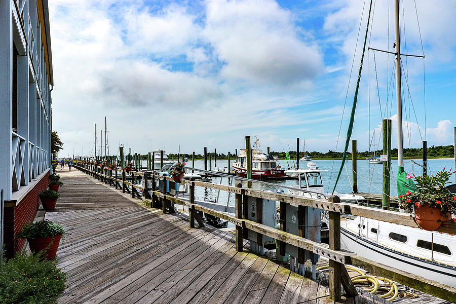 Waterfront in Beaufort, North Carolina Digital Art by Matt Richardson ...