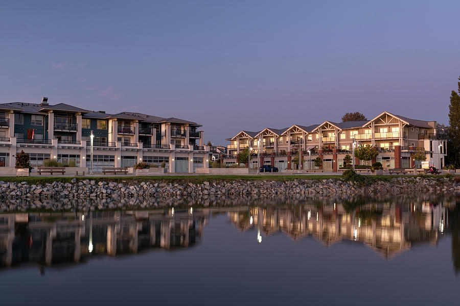 Waterfront Residences in Steveston Photograph by Michael Russell