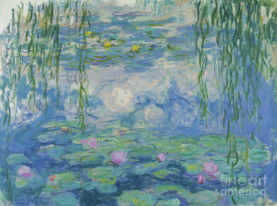 Waterlilies 1916 19 Painting By Claude Monet