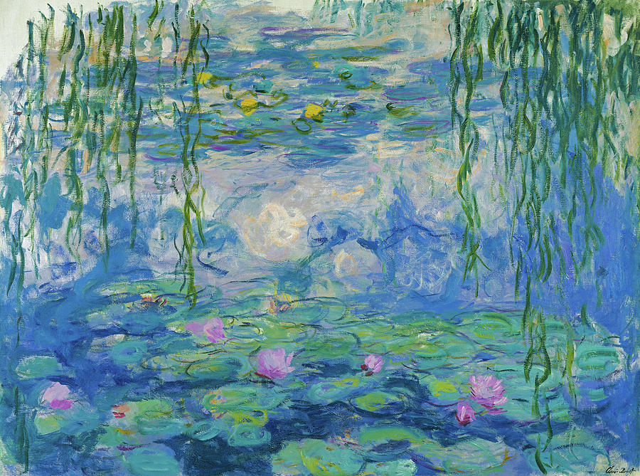 Waterlilies, 1916-1919 Painting by Oscar Claude Monet - Fine Art America