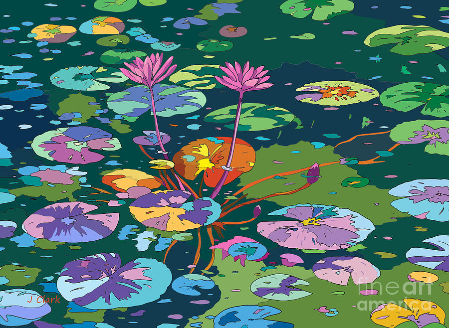 Waterlilies Digital Art