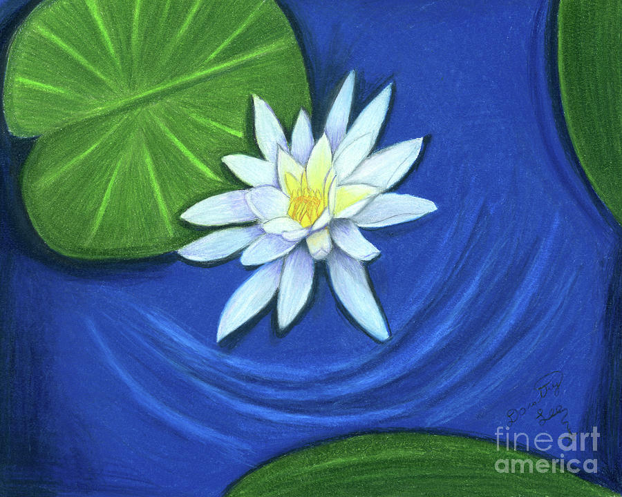 Waterlily Painting by Dorothy Lee