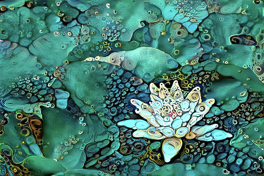 Waterlily Fantasy Digital Art by Deborah League
