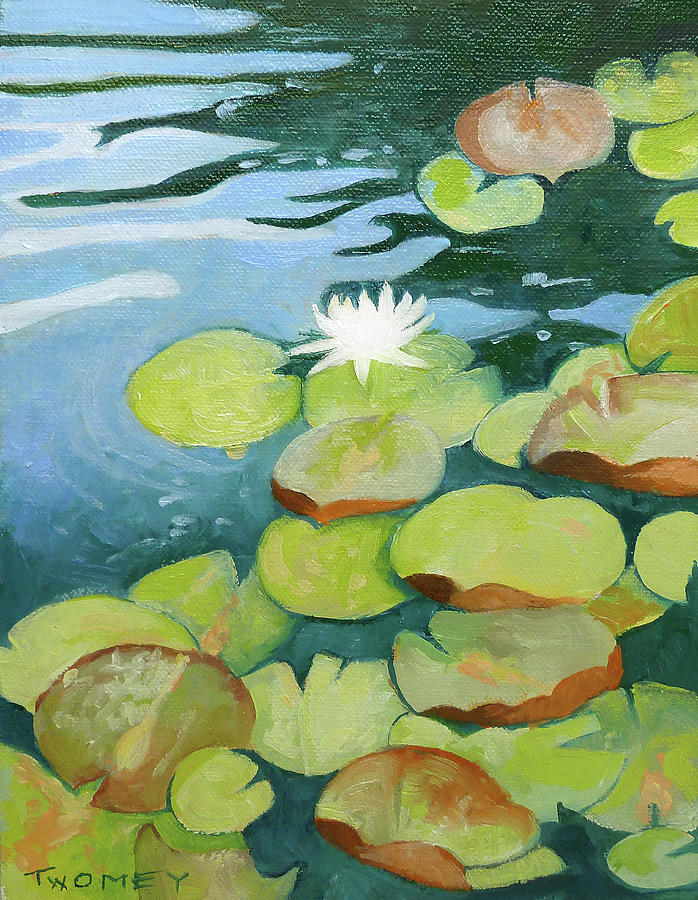 Waterlily Independence Painting