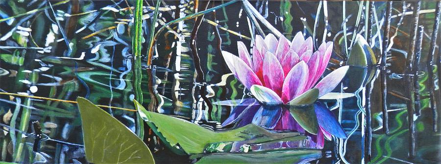 Waterlily Painting by John Neeve