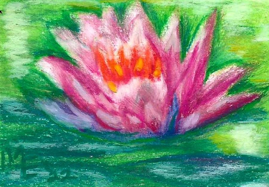 Waterlily Painting by Monica Resinger
