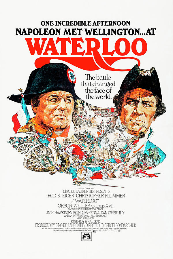 WATERLOO -1970-, directed by SERGEI BONDARCHUK. Photograph by Album