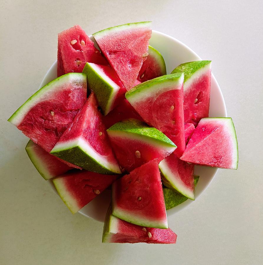 Watermelon Photograph by Lisa Mutch