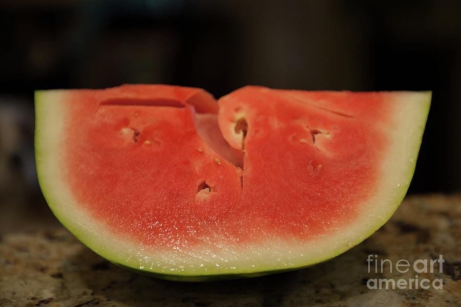 Watermelon Slice Photograph by Dale Powell