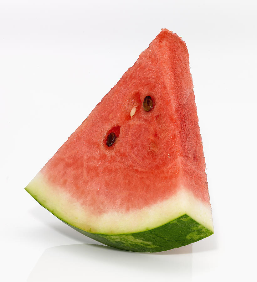 Watermelon Slice Photograph by Lew Robertson